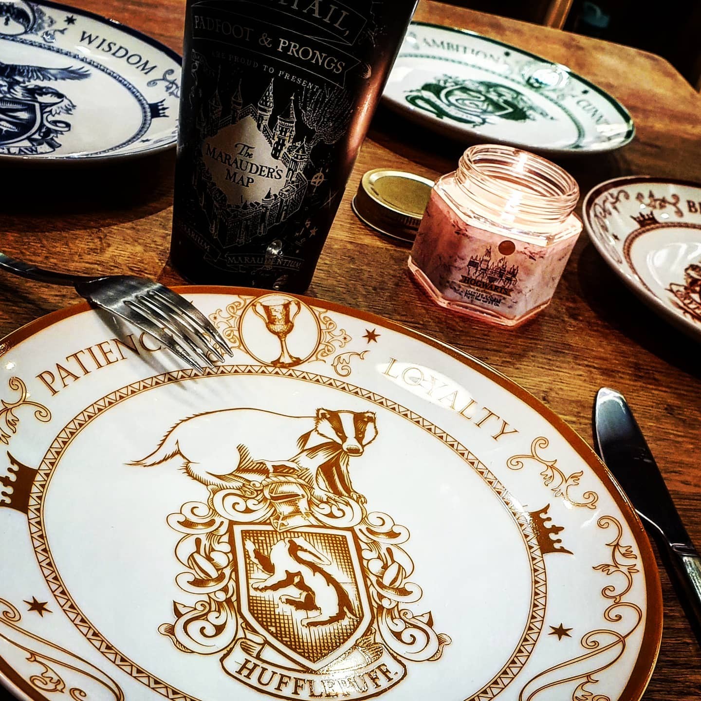 Set de 4 assiettes Harry Potter - Les 4 Maisons de Poudlard